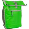 New Rebels Mart New York Rolltop Backpack 16L Zaino Unisex Adulto, Verde fluo, 30x12x43cm, Casual