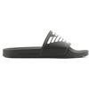 Emporio Armani Bold Eagle Logo Slides, Infradito Unisex - Adulto, Multicolore (Black+White), 39