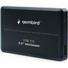 GEMBIRD BOX ESTERNO PER HDD E SSD 2.5 USB 3.0 NERO - GEMBIRD - EE2-U3S-2