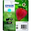 EPSON Cartuccia inkjet Originale Epson 29 Ciano, serie Fragola - EPSON - C13T29824012
