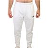 Nike BV2671-100 Sportswear Club Fleece Pantaloni Sportivi Uomo White/White/Black Taglia M