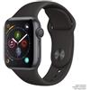 Apple Watch 4ª Serie, grigio-siderale, 44mm-in-alluminio, gps-cellular, eccellente, cinturino-nero-maglia-milanese