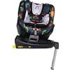 Cosatto Come & Go Rotate seggiolino auto - 0-4 anni, Gruppo 0+/1, iSize, ISOFIX, protezione dagli urti laterali, anti fuga, lato posteriore esteso (Disco Rainbow)