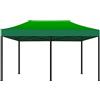 FRANKYSTAR Kebon Tenda/Gazebo per Giardino 3X4,5 e 3x6 Impermeabile Pieghevole Per Fiere Mercati (3x6, Verde)