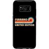 Customized Last Name Gifts Matching Fami Custodia per Galaxy S8 FERRARO Surname Retro Vintage 80s 90s Birthday Reunion