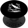 GlamourChic Glamour vintage in bianco e nero di Hollywood PopSockets PopGrip Intercambiabile