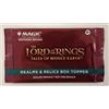 Magic Booster "Realms & Relics" Box Topper Lord of the Rings - New Sealed ENG