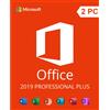 Microsoft Office 2019 Professional Plus (Windows) 2 PC - licenza a vita
