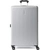 Travelpro Maxlite Air Bagaglio a mano espandibile con lato rigido, 8 ruote piroettanti, valigia rigida leggera in policarbonato, argento metallizzato, grande a quadri 72 cm