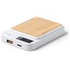 Power bank 5000 mAh wireless in plastica riciclata personalizzato Rolt Gunder 5000 mAh personalizzate o neutre