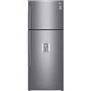 LG GTF744PZPZD Frigorifero Smart Doppia Porta Total No Frost con Congelatore, 509 L, 43 dB, Tecnologia Multi Air Flow, Linear Cooling, Door Cooling - Frigo con Freezer, Wi-Fi e Display LED