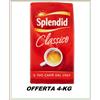 SPLENDID 4 KG CAFFE SPLENDID CLASSICO 16 CONFEZIONI DA GR.250 = 4-KG = OFFERTA BZB6