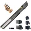 Acquisto Semplice TRIM-MAX - Rasoio Elettrico Corpo Uomo Professionale, Macchinetta di Precisione Senza Fili con Luce Led e Kit di 5 Testine per Barba; Capelli e Corpo; Ideale anche per Peli del Collo; Naso e Orecchie