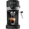 Cecotec Macchina da Caffè Espresso Power Espresso 20 Pecan Pro. 1100 W, Tecnologia ForceAroma da 20 bar, Vaporizzatore Orientabile, Braccio Doppio, Piastra Riscaldatrice per Tazze