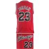 CANOTTA/JERSEY COLLEZIONE-BASKET NBA-CHICAGO BULLS-JORDAN #23 ROOKIE-ROSSA-S/M/L