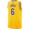 CANOTTA/JERSEY DA COLLEZIONE-BASKET NBA-LOS ANGELES LAKERS-LEBRON JAMES-GIALLA