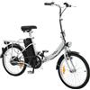 vidaXL Bicicletta Bici elettrica pieghevole lega alluminio batteria ioni litio vidaXL