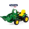 JOHN DEERE PEG PEREGO TRATTORE JOHN DEERE GROUND LOADER 12V CON RUSPA IGOR0068 -nuovo-IT