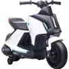 HOMCOM Moto per Bambini Elettrica 6V Velocità 1.5-2.5km/h Fari LED e Musica