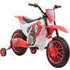 HOMCOM Moto Elettrica per Bambini Batteria 12V Ricaricabile e Rotelline