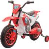 HOMCOM Moto da Cross Elettrica per Bambini Batteria 12V Ricaricabile e Rotelline