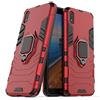 MaiJin Compatibile con Redmi 7A Cover, Custodia Armor Anello Cavalletto (Funziona con il Supporto Magnetico per Auto) Case Paraurti per Xiaomi Redmi 7A (Rosso)