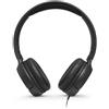 JBL CUFFIE MICROFONO TUNE 500 CON CAVO - NERO