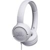 JBL CUFFIE MICROFONO TUNE 500 CON CAVO - BIANCO