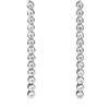 Diamond Treats Orecchini Pendenti in Argento Sterling 925 per Donna e Ragazza, Stile Tennis, Con Zirconi 3 mm, Gioielli Con Confezione Regalo