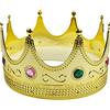 Alsino Corona per re e regine Costume di carnevale, taglia unica per adulti