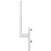 HOPPE Maniglia per porta di sollevamento Tolon PZ - Maniglia esterna per porta del balcone, lunghezza 253 mm, alluminio bianco