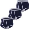 CARER Healthcare Incontinence Pregnancy Carer Confezione da 3 slip per incontinenza uomo cotone assorbenza 200 ml | intimo assorbente lavabile e riutilizzabile protezione antiperdita per perdite urinarie uso quotidiano e viaggi, blu