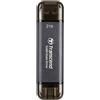 Transcend ESD310C 2 TB SSD esterno USB 3.2 Gen 2 (USB 3.1), USB-C® Nero
