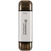 Transcend Pen Drive 1 TB 3D NAND USB-A USB-C 1050 MB/s Argento TS1TESD310S Transcend