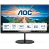 AOC Q27V4EA LED display 68,6 cm (27") 2560 x 1440 Pixel 2K Ultra HD Nero