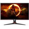 AOC 24G2SAE/BK Monitor PC 60,5 cm (23.8") 1920 x 1080 Pixel Full HD Nero, Rosso