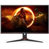 AOC Q27G2E/BK Monitor PC 68,6 cm (27") 2560 x 1440 Pixel Quad HD Nero, Rosso