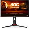AOC G2 Q24G2A/BK Monitor PC 60,5 cm (23.8") 2560 x 1440 Pixel Nero, Rosso