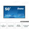 IIYAMA LH5060UHS-B1AG - Monitor IIYAMA Professionale 50 Pollici - Risoluzione 4K Ultra HD - Media Player - Android OS - IISIGNAGE²