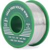 Ka wah core Filo per Saldatura Senza Piombo,100g Filo Sottile Sn99.3 Cu0.7 con Anima in Colofonia da 0,8 mm, Filo Elettronico Più Flusso (0,8 mm 100g)