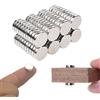 PHCOZY 100 Pezzi Magneti Autoadesivi al Neodimio 5x2 mm, Mini Calamita Adesive Forti Con Tondo Per Magnete per Frigo Artigianato, La Presentazione Le Schede Magnetiche Cucina e Ufficio