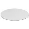 KONTE.DESIGN Set di 2 piani per tavolo SPARGI rotondo bianco diametro 60 cm