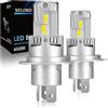 XELORD Lampadina H4 LED 70W 16000LM,600% Più Luminoso delle Alogene,6500K Bianco Freddo,Plug and Play,Confezione da 2