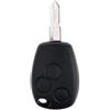 CABLEPELADO Automobic - Cover per telecomando con 3 pulsanti, compatibile con Renault, 3 pulsanti, telecomando, pulsanti di apertura, chiusura e bagagliaio, con presa a batteria