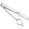 STERLL Fermacravatta Da Uomo In Argento Sterling 925 Con Striscia Ossidata