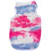 fxwtich Primavera Vestiti per cani Orlatura Durevole Confortevole Fine Lavorazione Senza Pilling Close-Fitting Puntelli Foto Puntelli Poliestere Tie Dye Dog Vest per Prodotti per Animali Domestici