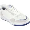 Skechers, Koopa Volley Low Lifestyle Uomo, Pelle Scamosciata Bianco Duraleather Mesh N, 41 EU