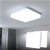 EASY EAGLE Plafoniera LED Soffitto 36W, Lampada Plafoniere Quadrato 3240LM 6500K Luce Bianco Freddo per Camera da Letto, Cucina, Soggiorno, Ufficio, Balcone, Bagno (Pack of 2)