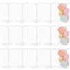 BENECREAT Scatole per Bomboniere in PVC Trasparente da 20 pz, Contenitori in Plastica Trasparente Rettangolari da 6x6x12 cm per Natale, Matrimonio, Partito, Bomboniere per Compleanni
