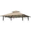 ONTHEWAY Tettoia di ricambio a doppio livello, 1,5 m x 2,4 m, per gazebo modello L-GZ238PST-11